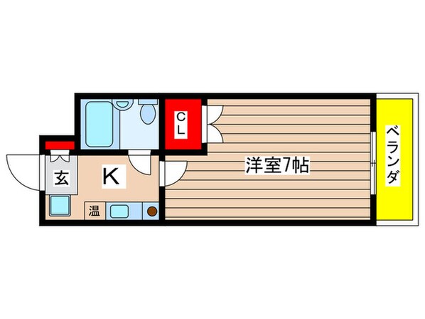 カロン土原の物件間取画像